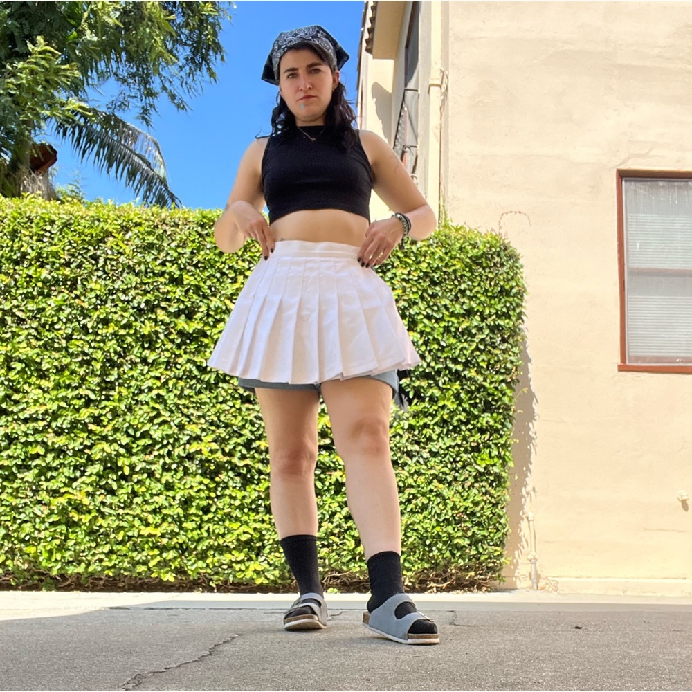 the coveted american apparel tennis skirt!